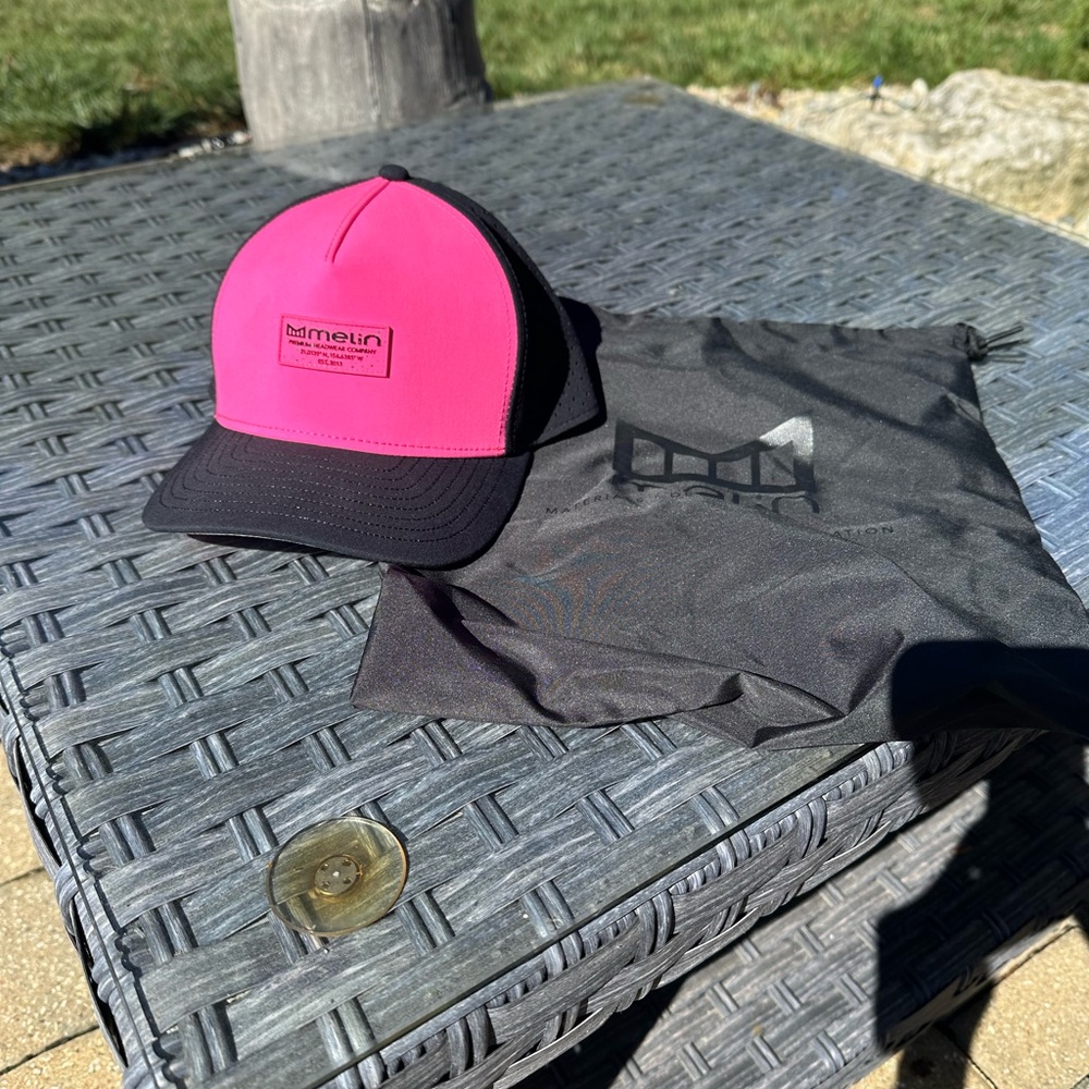 Melin Women's Pink and Black Trucker Hat